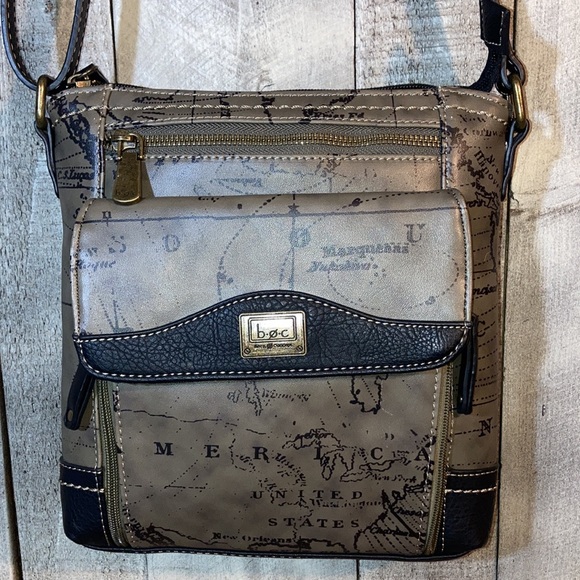 BOC Faux Leather Bag with Leather Trim - Picture 2 of 9